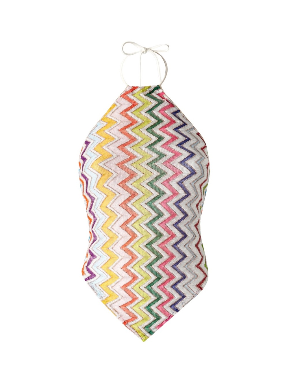Missoni Multicolor Zigzag Halter Top Medium